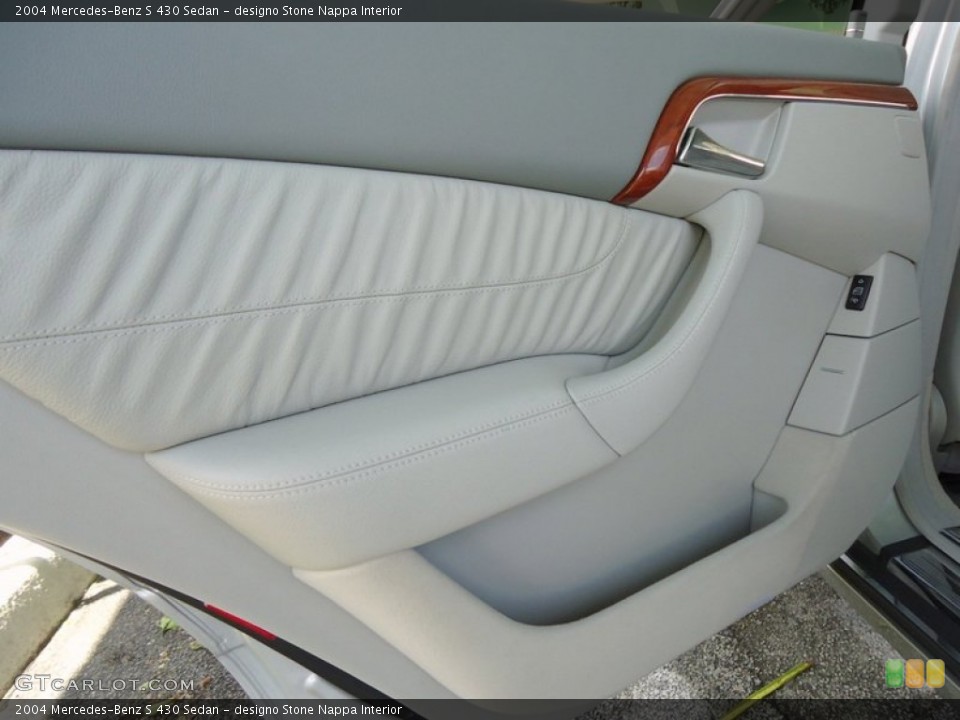 designo Stone Nappa Interior Door Panel for the 2004 Mercedes-Benz S 430 Sedan #72450775