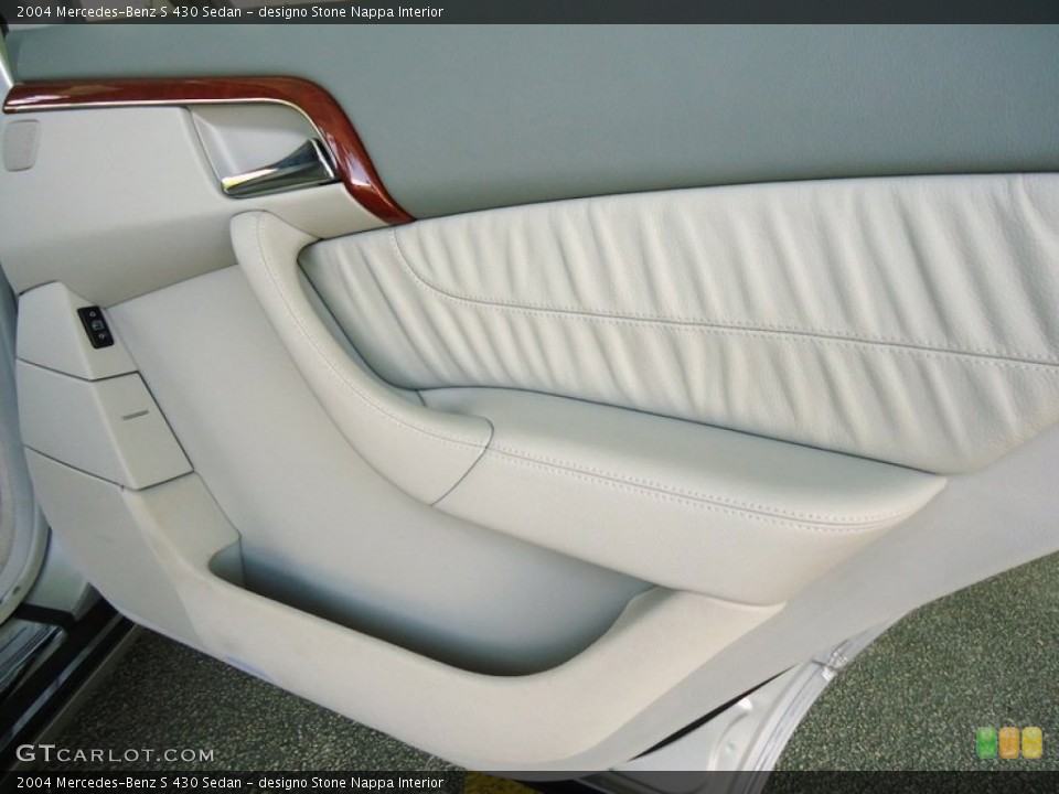 designo Stone Nappa Interior Door Panel for the 2004 Mercedes-Benz S 430 Sedan #72450935