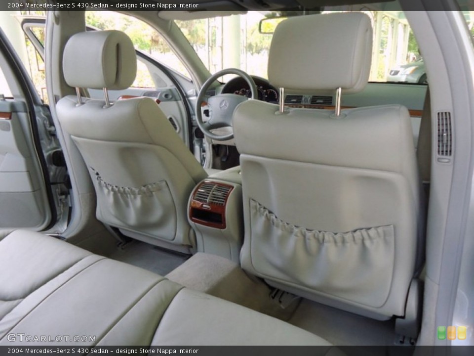 designo Stone Nappa Interior Photo for the 2004 Mercedes-Benz S 430 Sedan #72450952