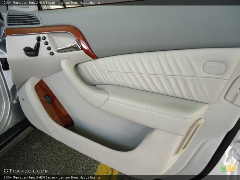 designo Stone Nappa Interior Door Panel for the 2004 Mercedes-Benz S 430 Sedan #72450971