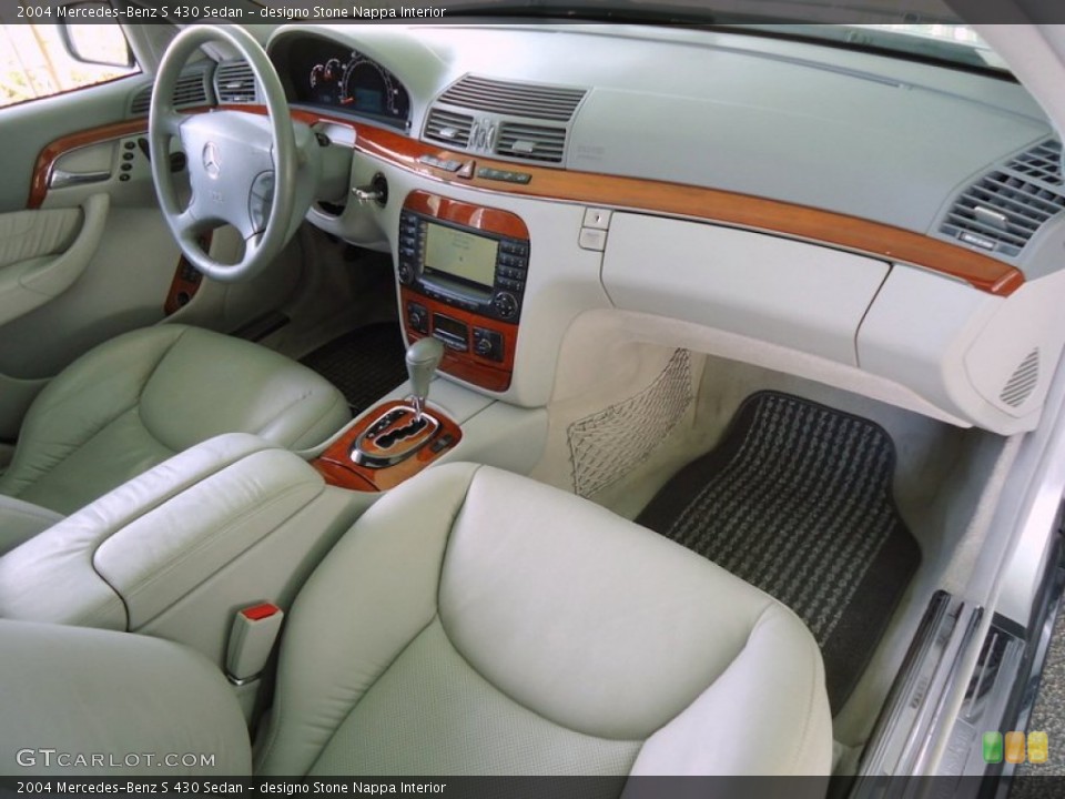 designo Stone Nappa Interior Dashboard for the 2004 Mercedes-Benz S 430 Sedan #72451108