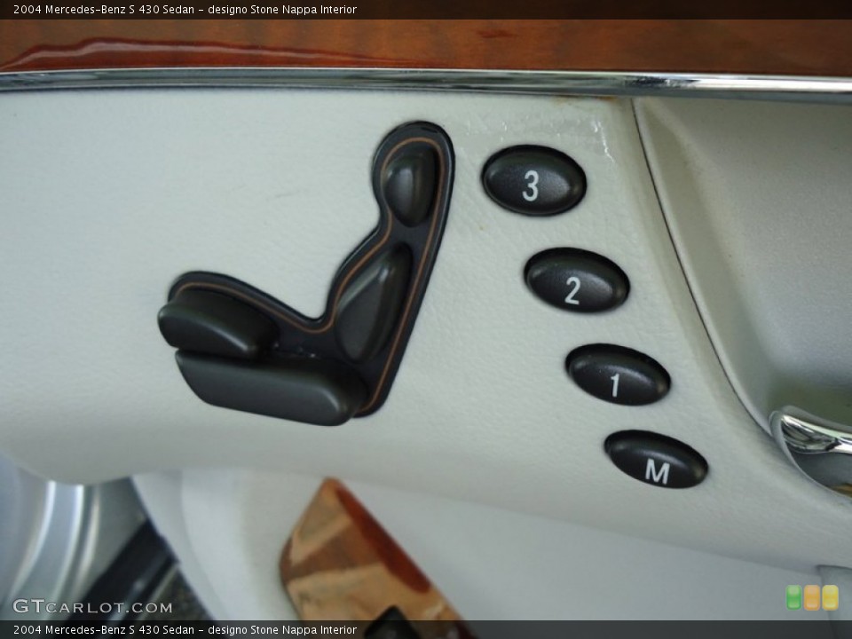 designo Stone Nappa Interior Controls for the 2004 Mercedes-Benz S 430 Sedan #72451273