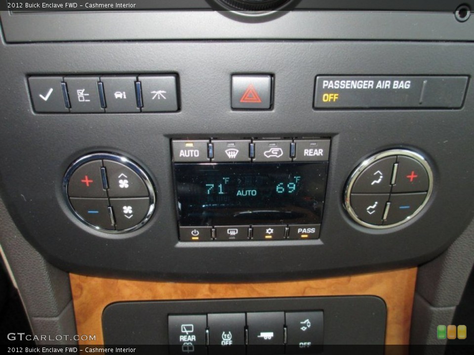 Cashmere Interior Controls for the 2012 Buick Enclave FWD #72451576