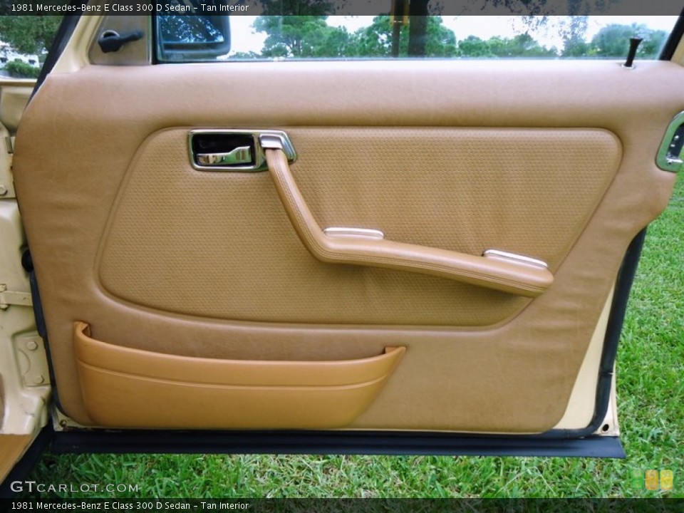 Tan Interior Door Panel for the 1981 Mercedes-Benz E Class 300 D Sedan #72452173