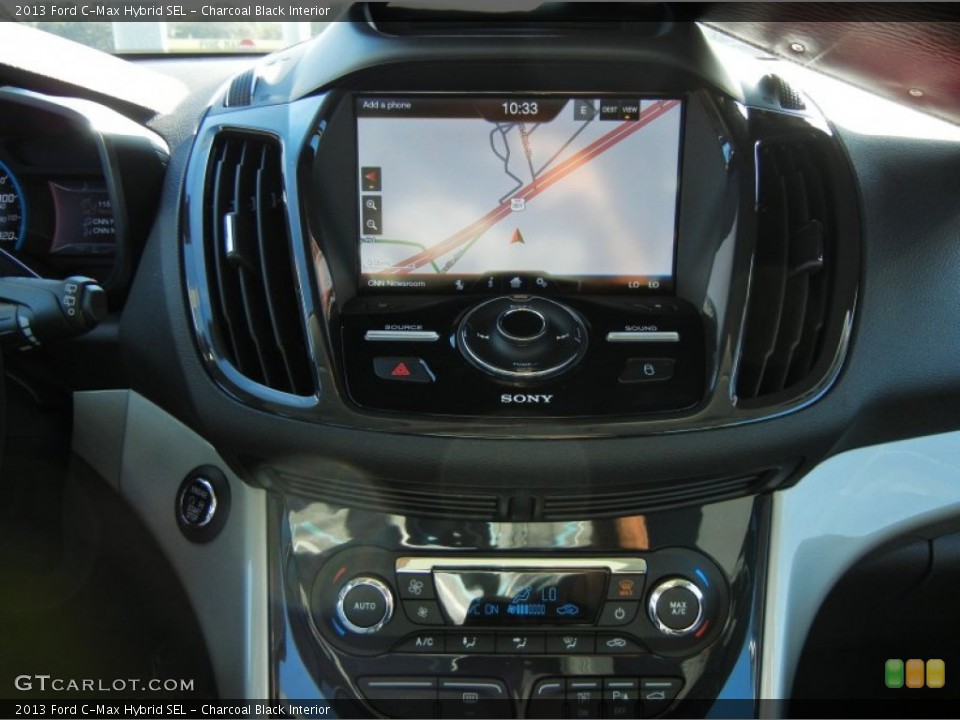 Charcoal Black Interior Navigation for the 2013 Ford C-Max Hybrid SEL #72452438