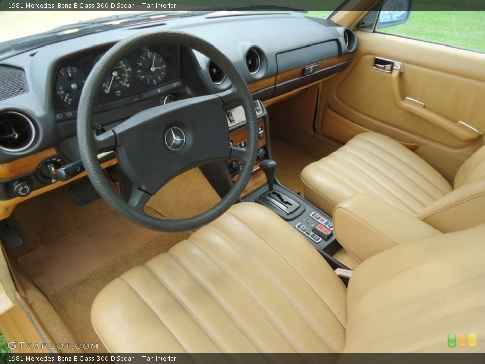 Tan Interior Prime Interior for the 1981 Mercedes-Benz E Class 300 D Sedan #72452555
