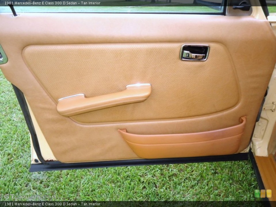 Tan Interior Door Panel for the 1981 Mercedes-Benz E Class 300 D Sedan #72452575