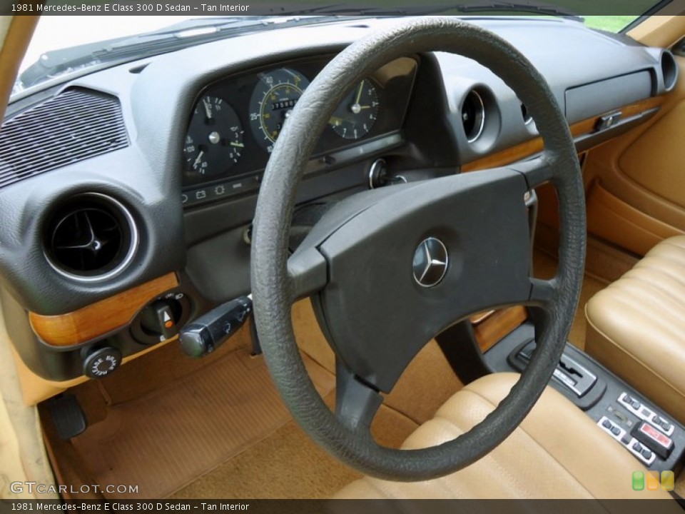 Tan Interior Dashboard for the 1981 Mercedes-Benz E Class 300 D Sedan #72452599