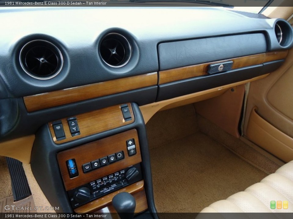 Tan Interior Dashboard for the 1981 Mercedes-Benz E Class 300 D Sedan #72452891