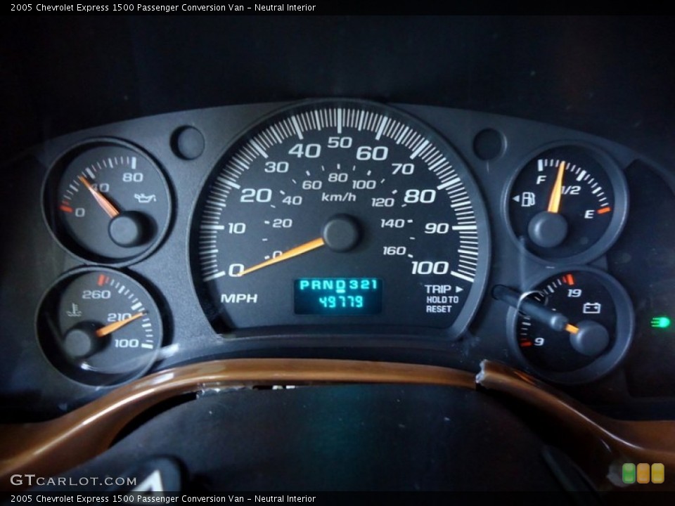 Neutral Interior Gauges for the 2005 Chevrolet Express 1500 Passenger Conversion Van #72454215