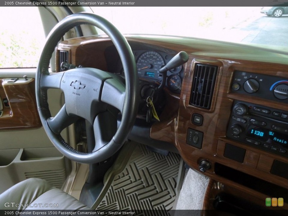 Neutral Interior Dashboard for the 2005 Chevrolet Express 1500 Passenger Conversion Van #72454578