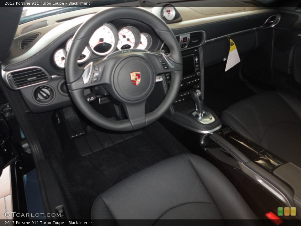 Black Interior Prime Interior for the 2013 Porsche 911 Turbo Coupe #72455466