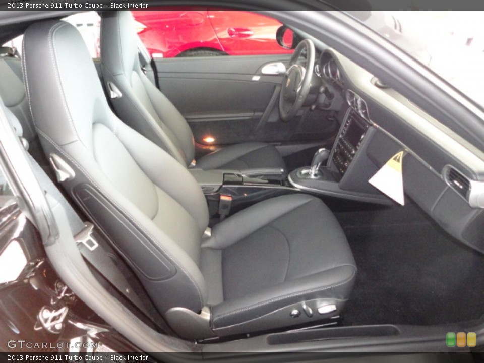 Black Interior Photo for the 2013 Porsche 911 Turbo Coupe #72455496