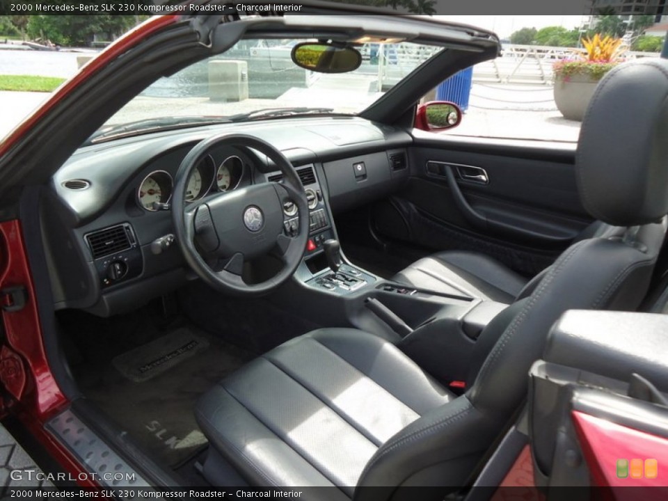 Charcoal Interior Prime Interior for the 2000 Mercedes-Benz SLK 230 Kompressor Roadster #72455781