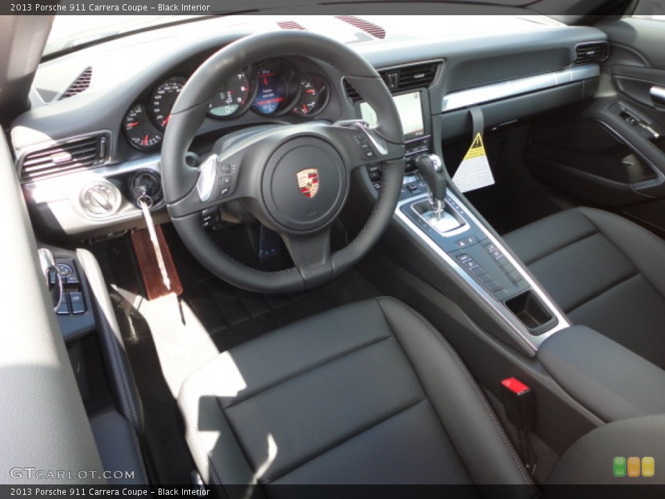 Black Interior Prime Interior for the 2013 Porsche 911 Carrera Coupe #72456583