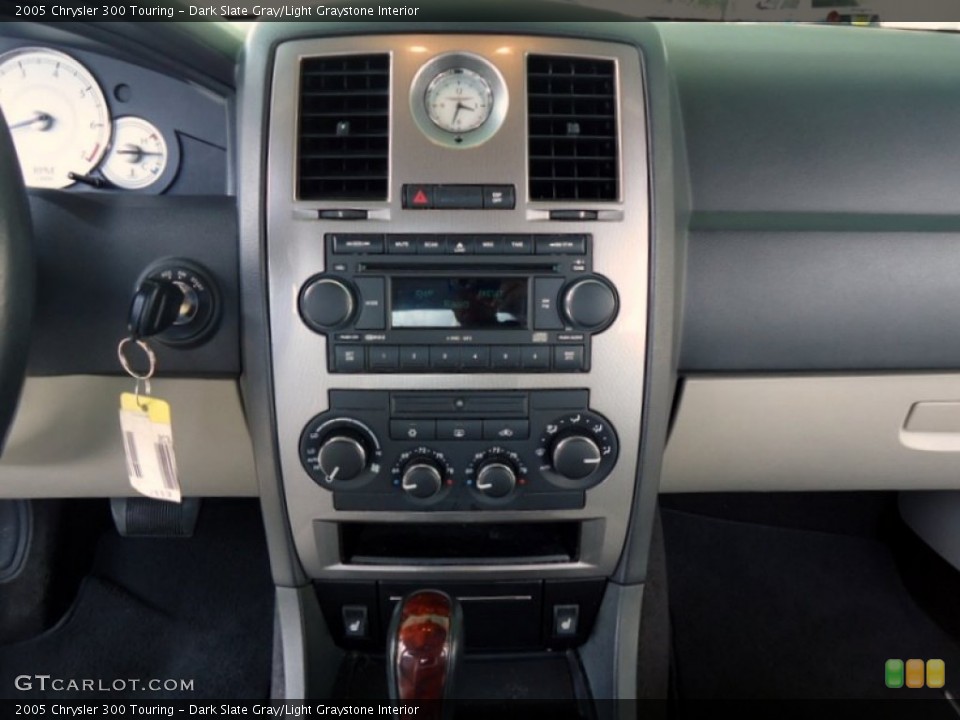 Dark Slate Gray/Light Graystone Interior Controls for the 2005 Chrysler 300 Touring #72457907