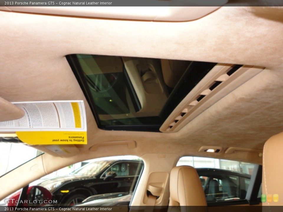 Cognac Natural Leather Interior Sunroof for the 2013 Porsche Panamera GTS #72458517