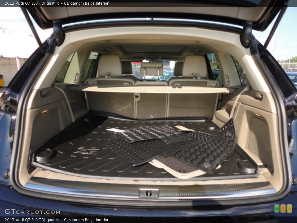 Cardamom Beige Interior Trunk for the 2013 Audi Q7 3.0 TDI quattro #72458622