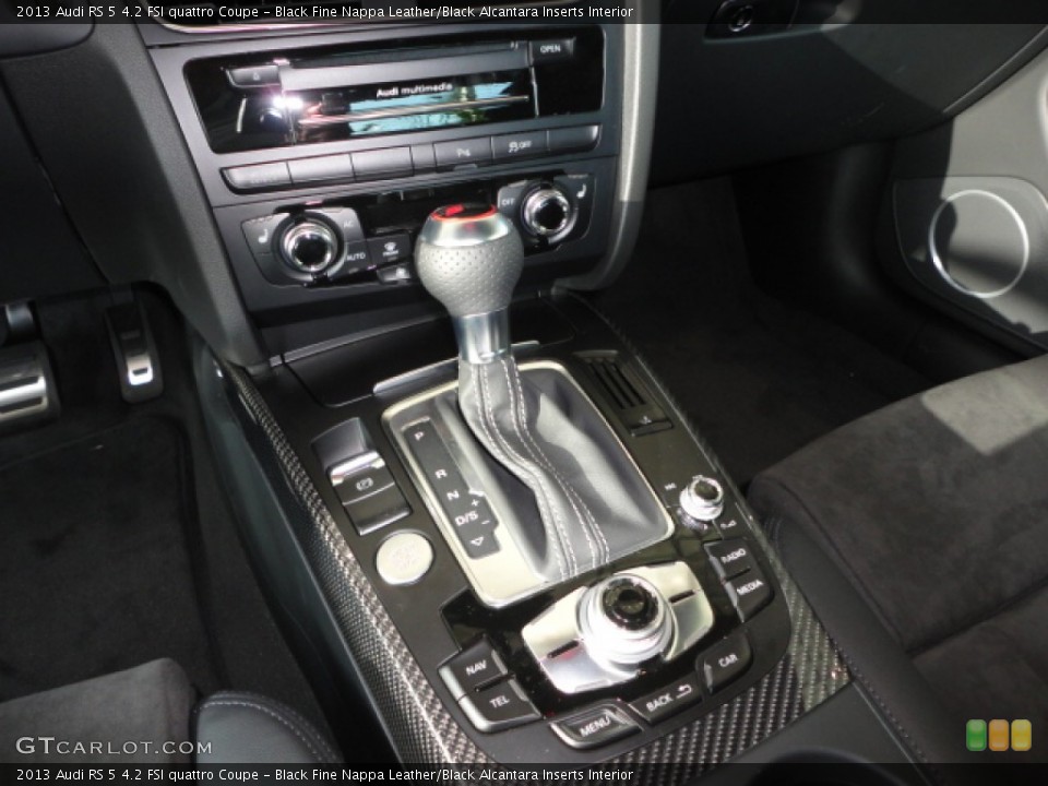 Black Fine Nappa Leather/Black Alcantara Inserts Interior Transmission for the 2013 Audi RS 5 4.2 FSI quattro Coupe #72458883