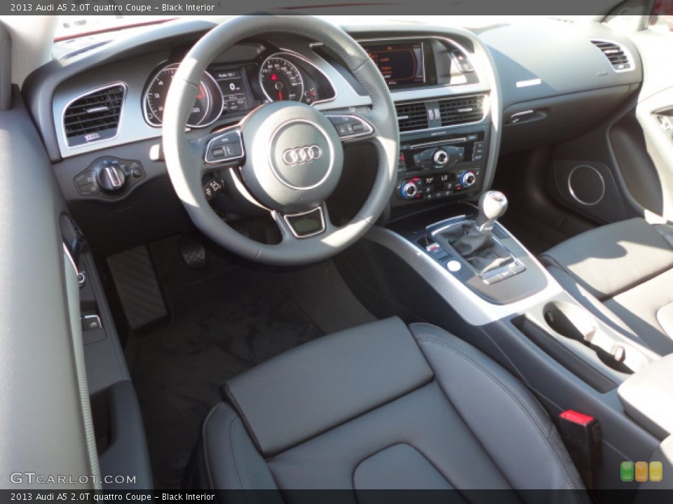 Black Interior Prime Interior for the 2013 Audi A5 2.0T quattro Coupe #72459004