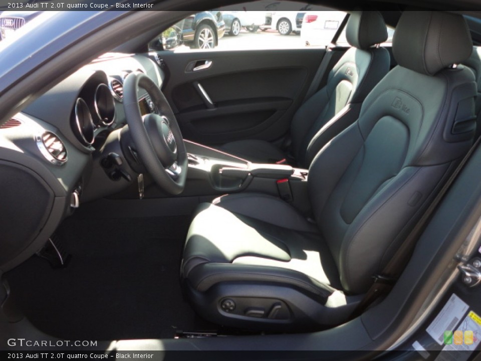 Black Interior Front Seat for the 2013 Audi TT 2.0T quattro Coupe #72459470