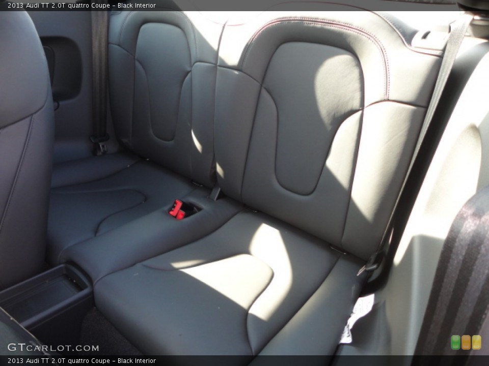 Black Interior Rear Seat for the 2013 Audi TT 2.0T quattro Coupe #72459494