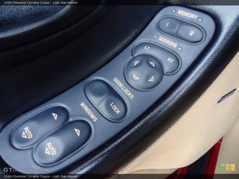 Light Oak Interior Controls for the 1999 Chevrolet Corvette Coupe #72460552