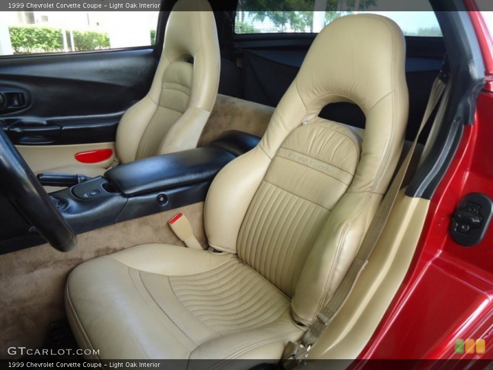 Light Oak Interior Front Seat for the 1999 Chevrolet Corvette Coupe #72460608