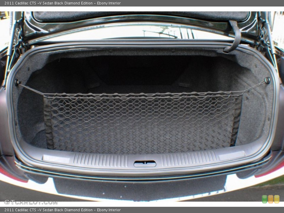 Ebony Interior Trunk for the 2011 Cadillac CTS -V Sedan Black Diamond Edition #72461201