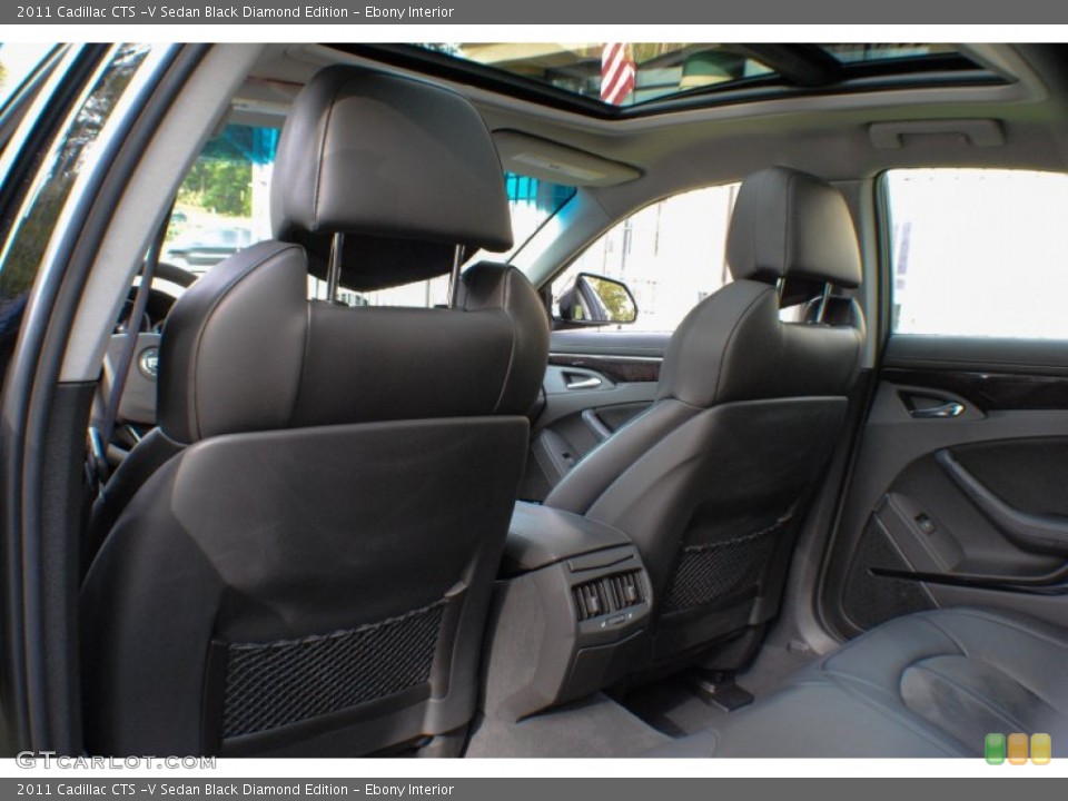 Ebony Interior Photo for the 2011 Cadillac CTS -V Sedan Black Diamond Edition #72461250