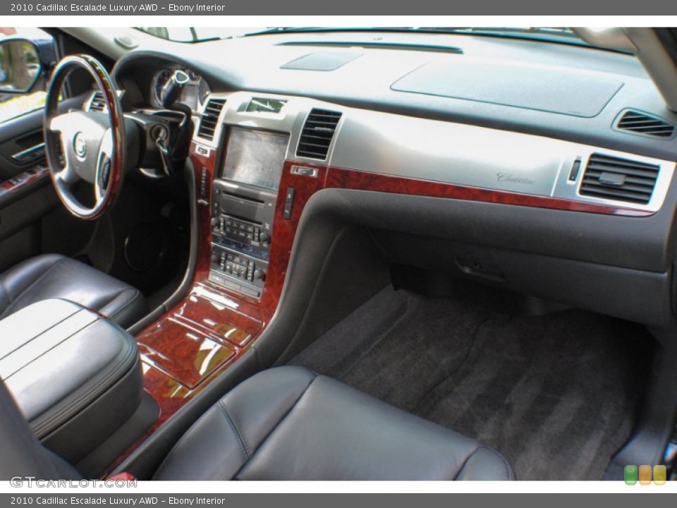 Ebony Interior Dashboard for the 2010 Cadillac Escalade Luxury AWD #72461524