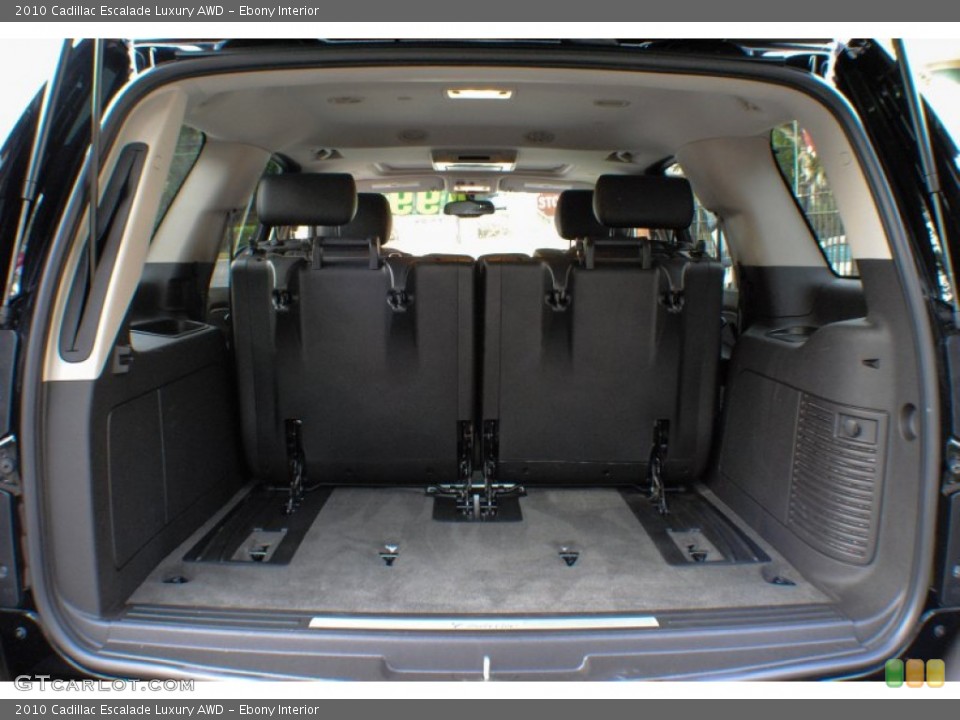 Ebony Interior Trunk for the 2010 Cadillac Escalade Luxury AWD #72461571
