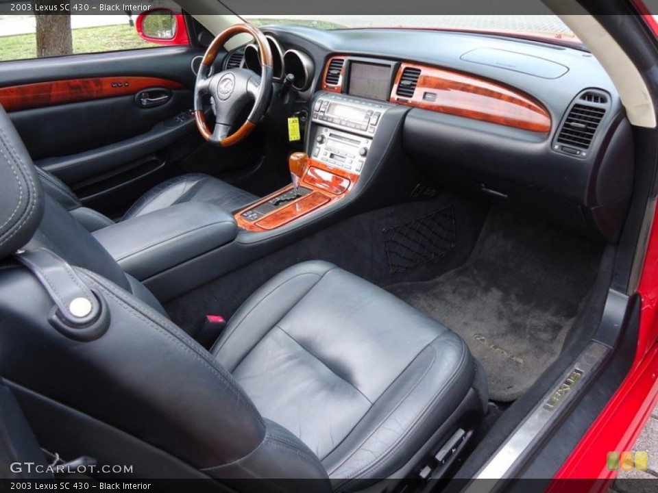 Black Interior Photo for the 2003 Lexus SC 430 #72461616