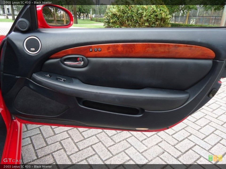 Black Interior Door Panel for the 2003 Lexus SC 430 #72461628
