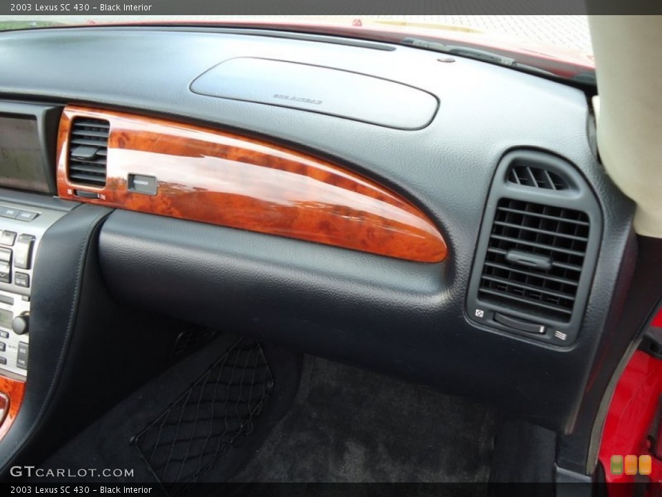 Black Interior Dashboard for the 2003 Lexus SC 430 #72461646