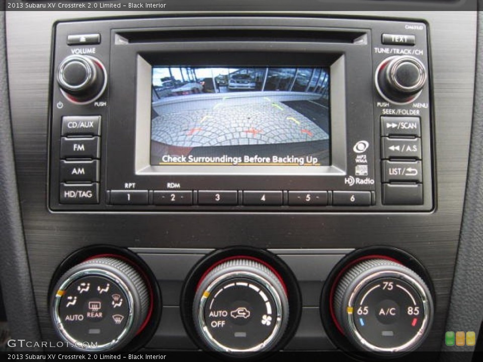 Black Interior Controls for the 2013 Subaru XV Crosstrek 2.0 Limited #72462112
