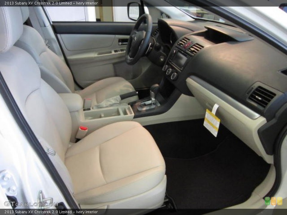 Ivory Interior Photo for the 2013 Subaru XV Crosstrek 2.0 Limited #72462223