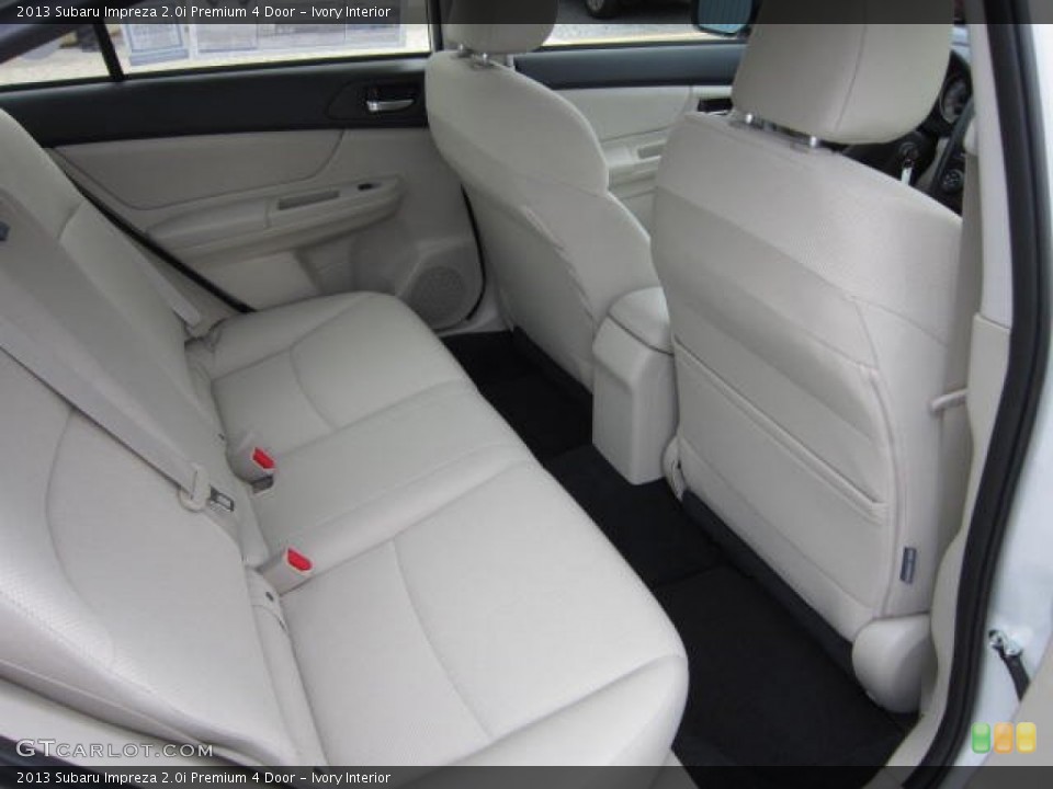 Ivory Interior Rear Seat for the 2013 Subaru Impreza 2.0i Premium 4 Door #72462481