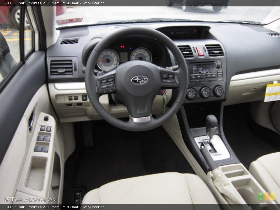 Ivory Interior Photo for the 2013 Subaru Impreza 2.0i Premium 4 Door #72462499
