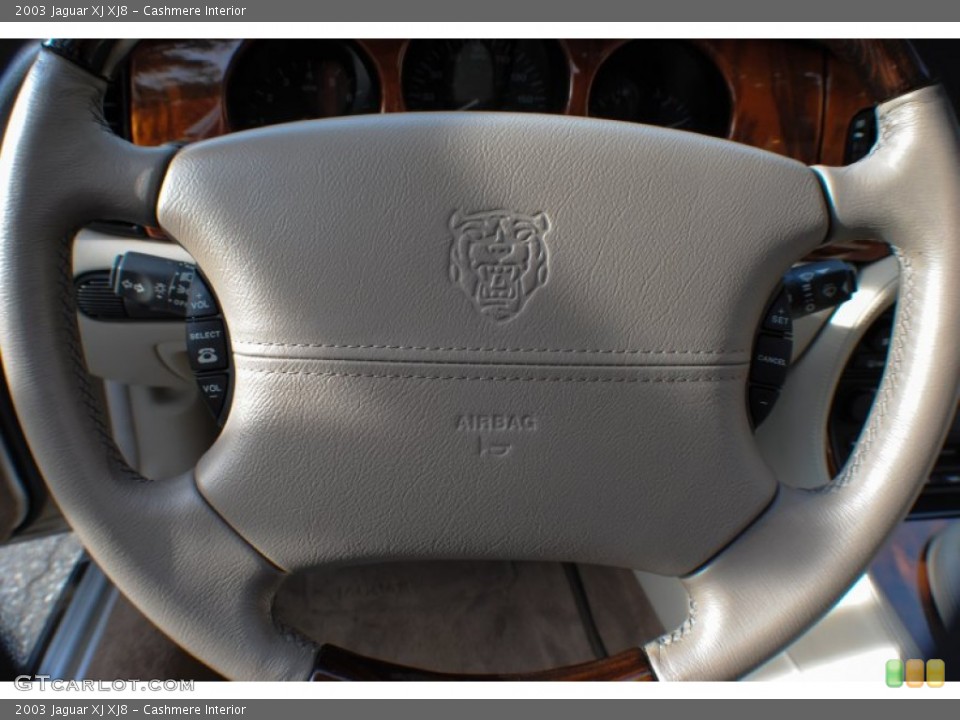 Cashmere Interior Steering Wheel for the 2003 Jaguar XJ XJ8 #72462769