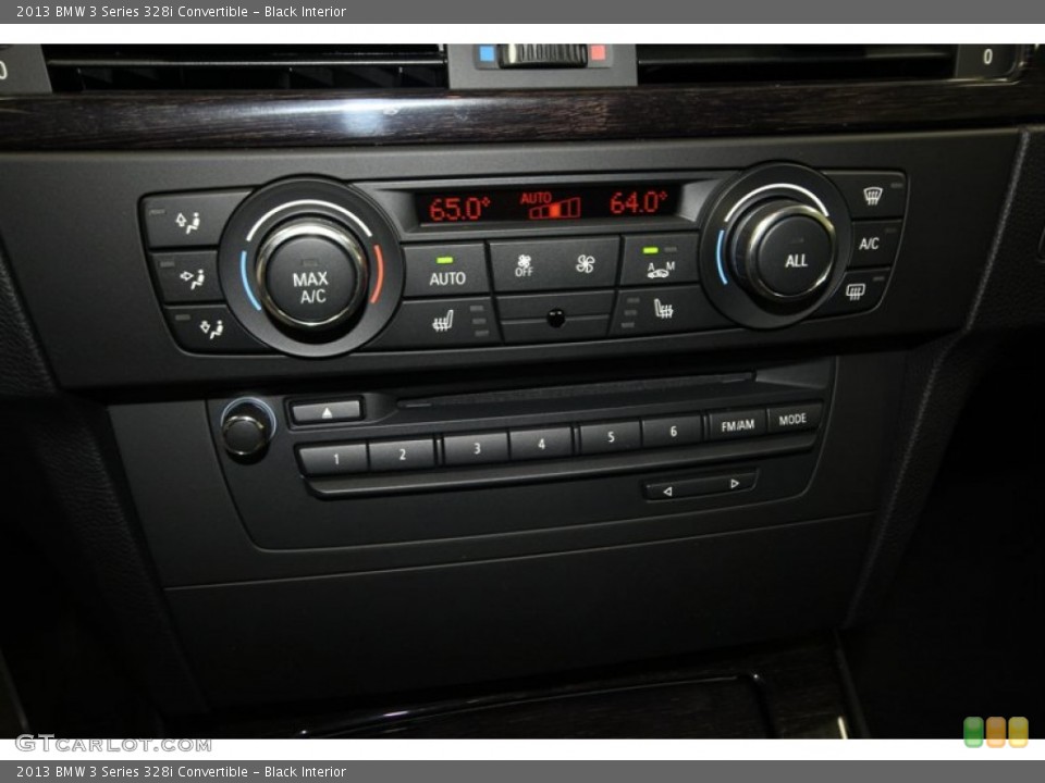 Black Interior Controls for the 2013 BMW 3 Series 328i Convertible #72463366