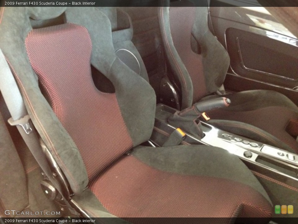 Black Interior Front Seat for the 2009 Ferrari F430 Scuderia Coupe #72463585