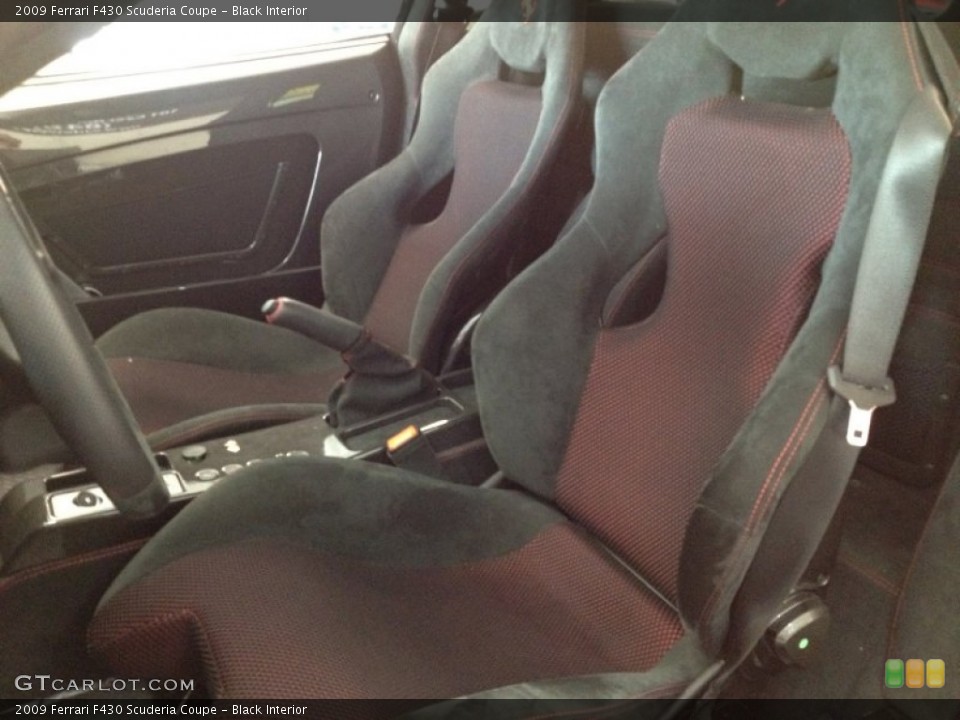Black Interior Front Seat for the 2009 Ferrari F430 Scuderia Coupe #72463609