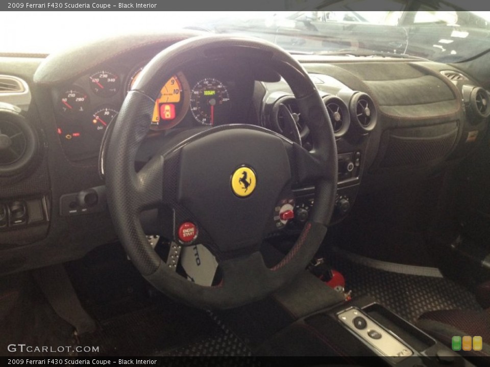 Black Interior Steering Wheel for the 2009 Ferrari F430 Scuderia Coupe #72463618