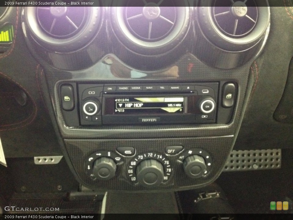 Black Interior Controls for the 2009 Ferrari F430 Scuderia Coupe #72463627