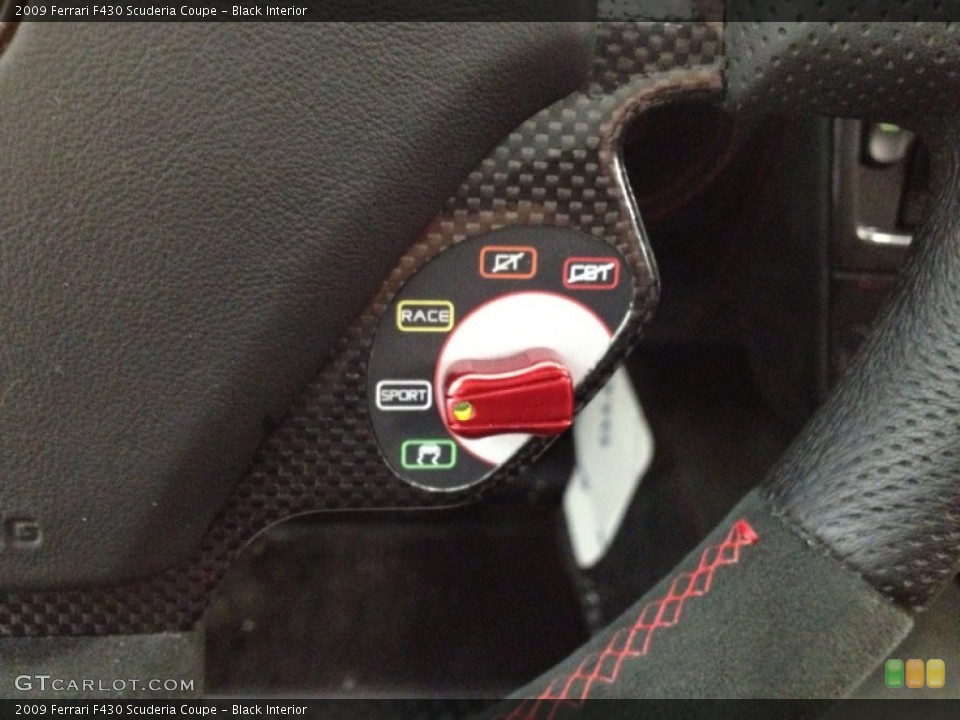 Black Interior Controls for the 2009 Ferrari F430 Scuderia Coupe #72463658