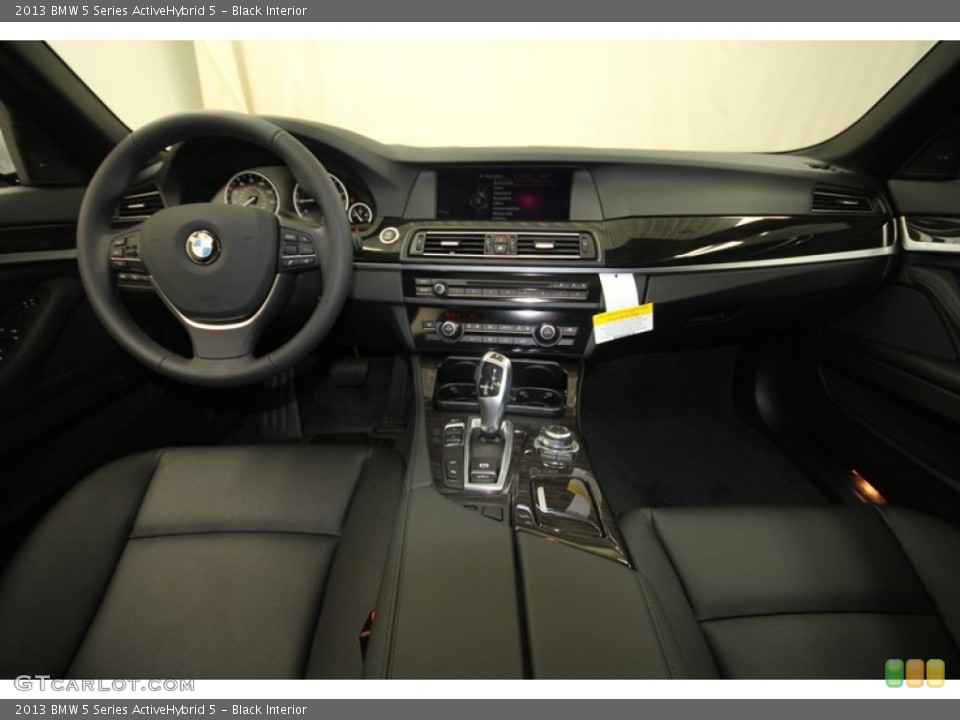 Black Interior Dashboard for the 2013 BMW 5 Series ActiveHybrid 5 #72466685