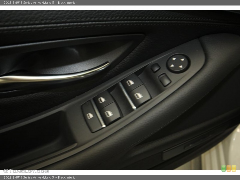 Black Interior Controls for the 2013 BMW 5 Series ActiveHybrid 5 #72466745