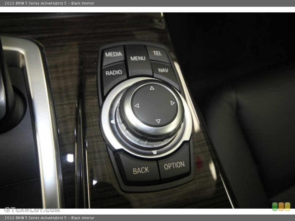 Black Interior Controls for the 2013 BMW 5 Series ActiveHybrid 5 #72466784