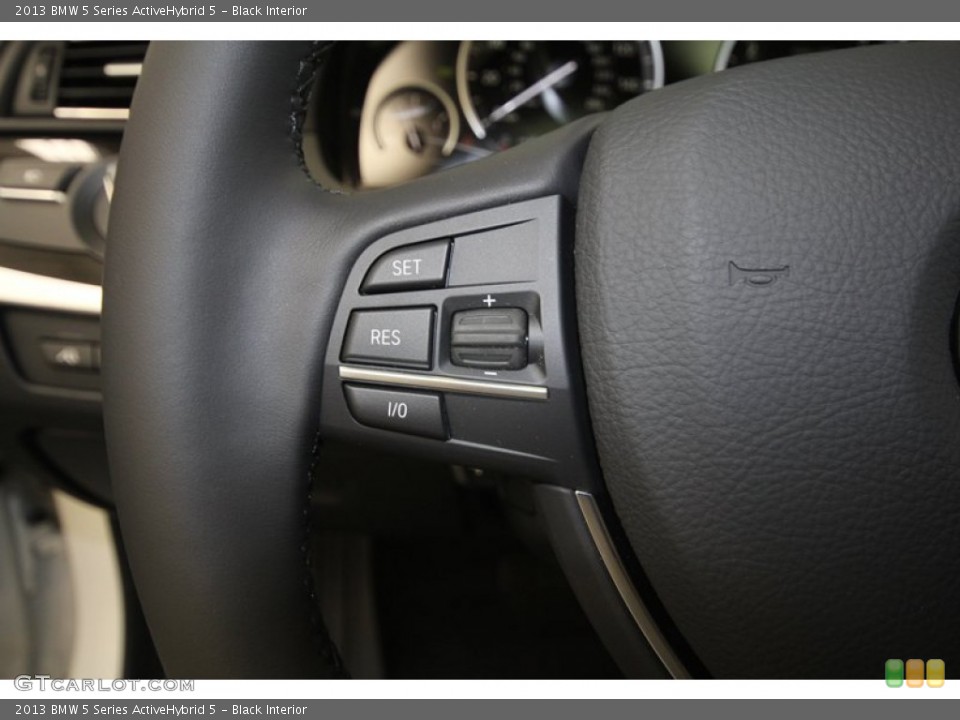 Black Interior Controls for the 2013 BMW 5 Series ActiveHybrid 5 #72466802